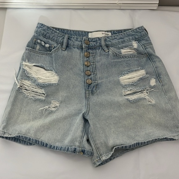 bridge by gly Pants - Bridge by GLY size 28 distressed button fly jeans shorts